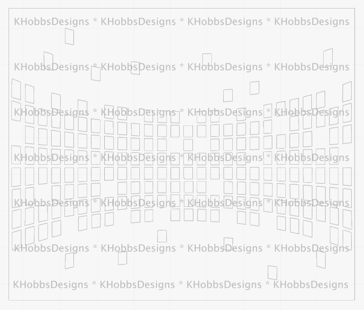 Shattered Template for Tipsy Magnolia 24 Plump - Digital Cut File Only