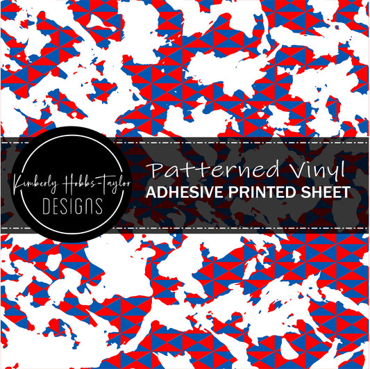 Red White Blue Camo G vinyl