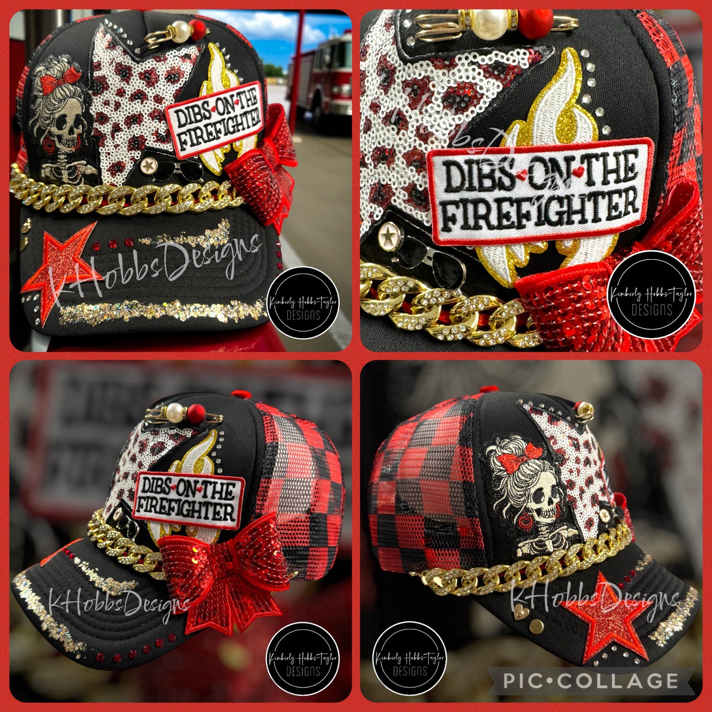 Dibs On The Firefighter Trucker Hat