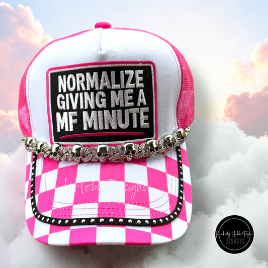 Normalize Giving Me a MF Minute Canvas Hat