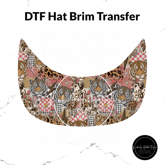 DTF Hat Brim Transfer - Easy Tiger