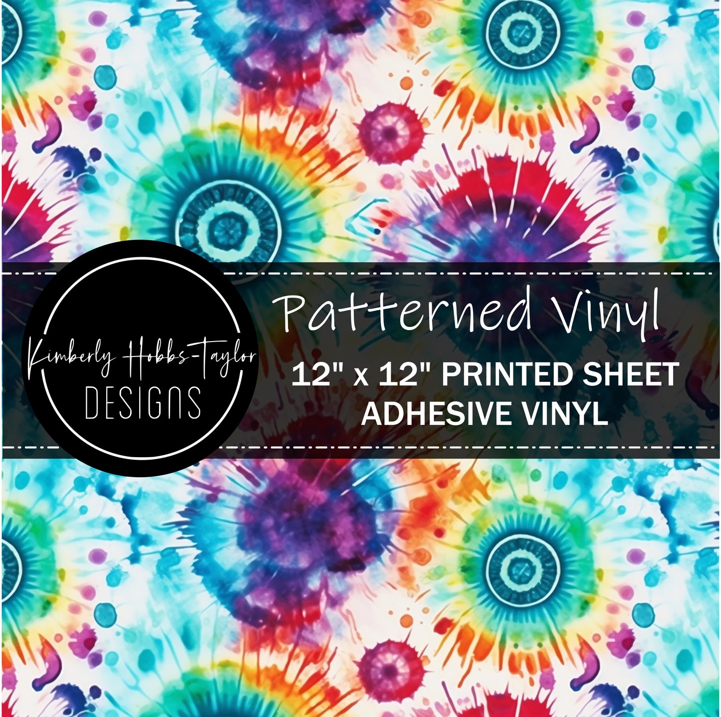 Tie Dye E vinyl