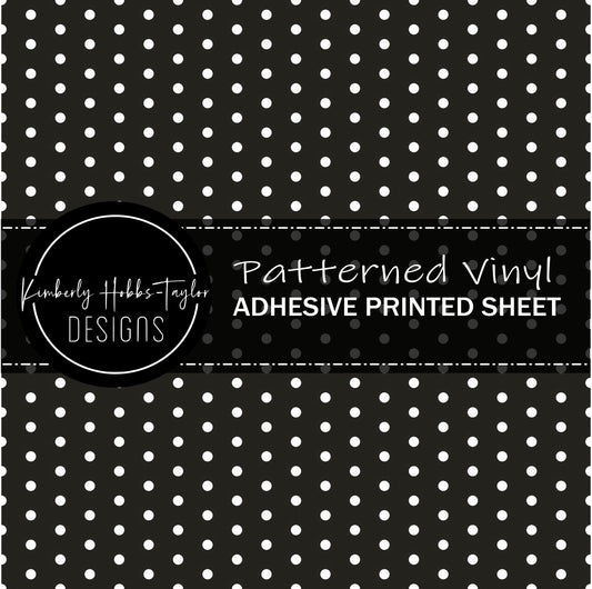 Black White Polka Dots vinyl