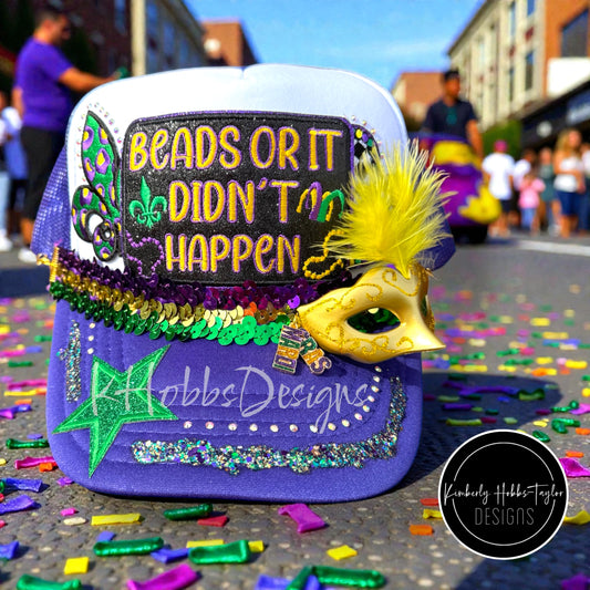 Beads Or It Didn’t Happen Trucker Hat