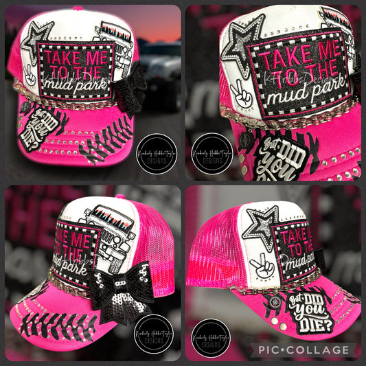 Take Me To The Mud Park Trucker Hat