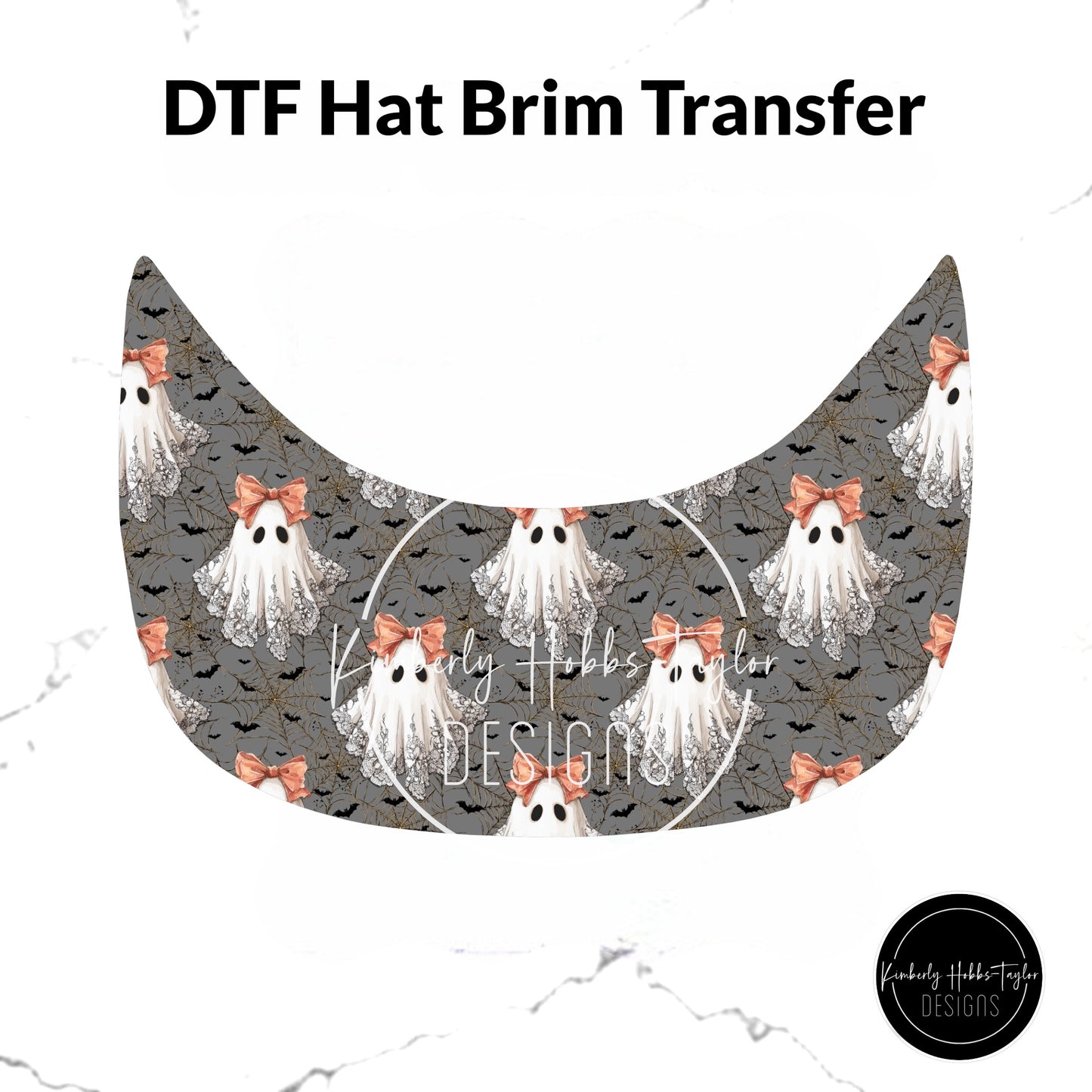 DTF Hat Brim Transfer - Feeling Boo-Jee