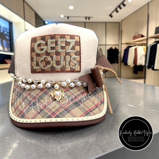 Geez It’s Plaid Trucker Hat