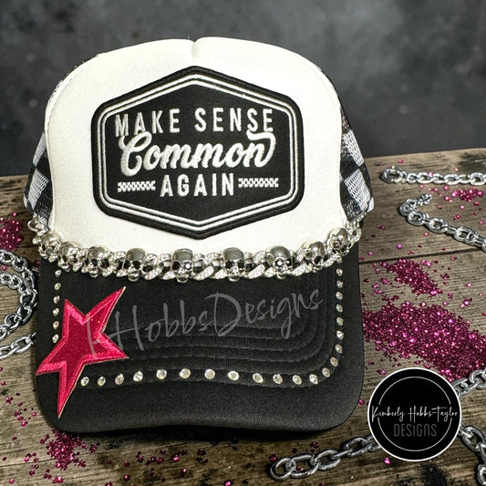 Make Sense Common Again Trucker Hat