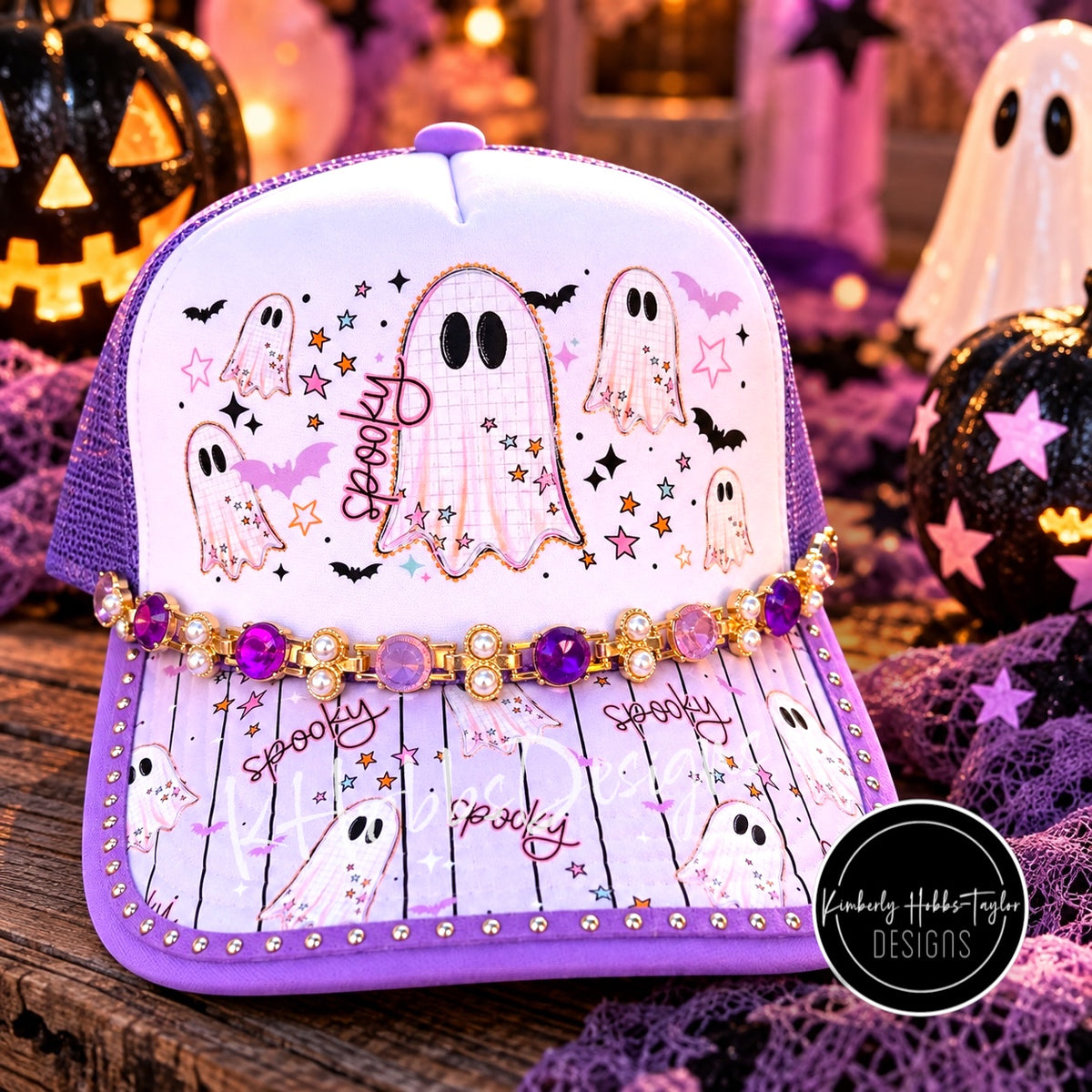 Spooky Pastel Ghosts - Trucker Hat