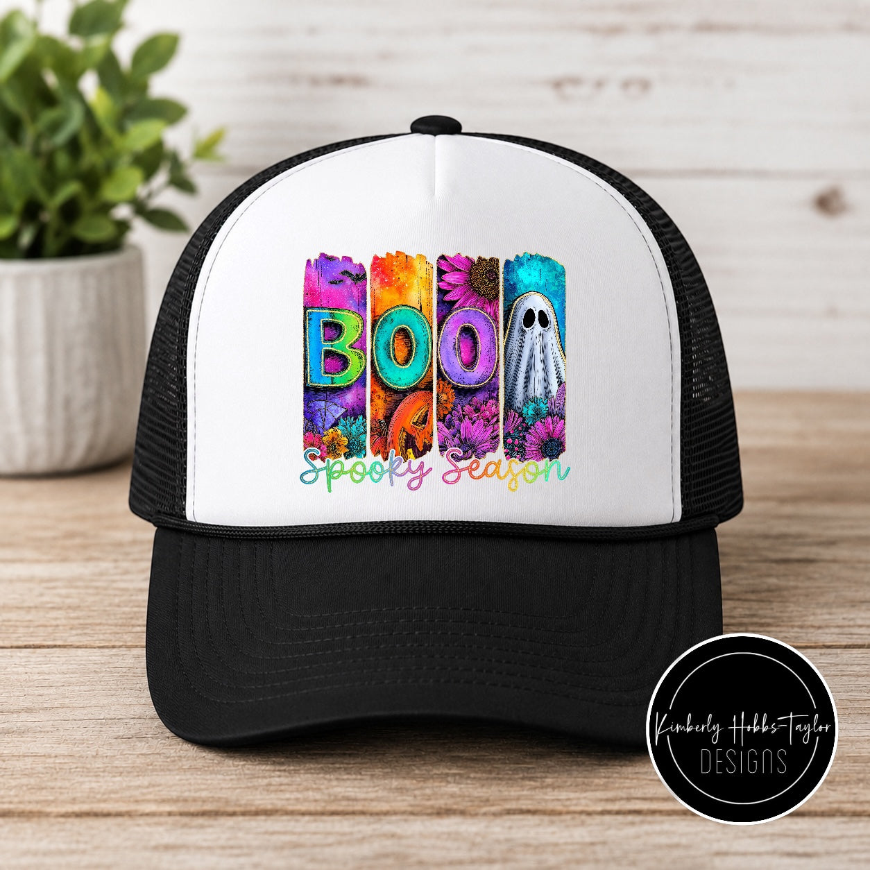 DTF Hat Transfer - Bright Spooky Season