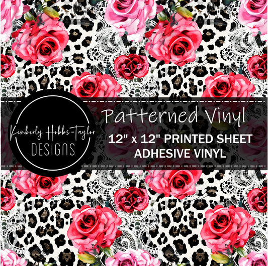 Abstract Floral S vinyl