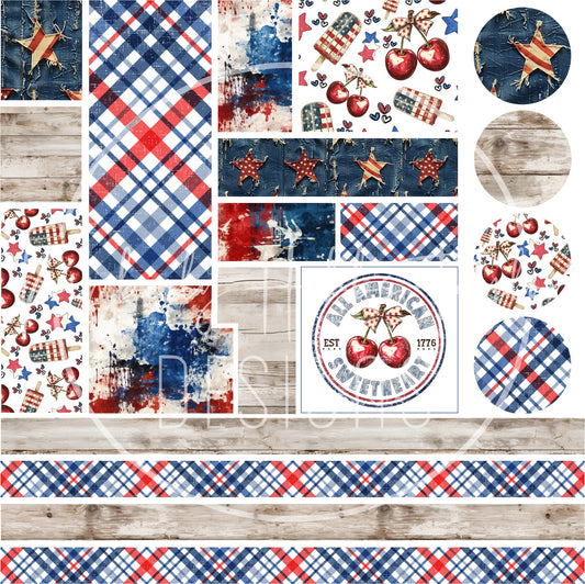 QUICK CUTS - American Sweetheart Patchwork vinyl