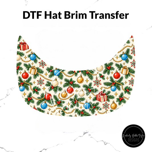 DTF Hat Brim Transfer - From The Windows A Coord