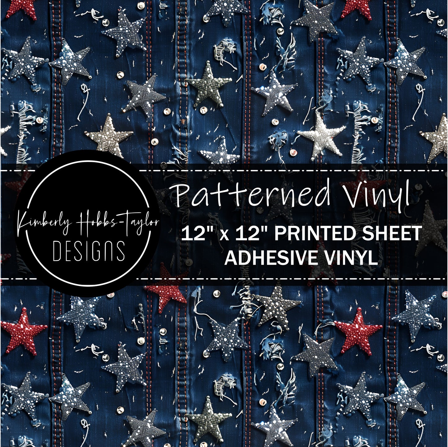 Falling Stars Denim vinyl