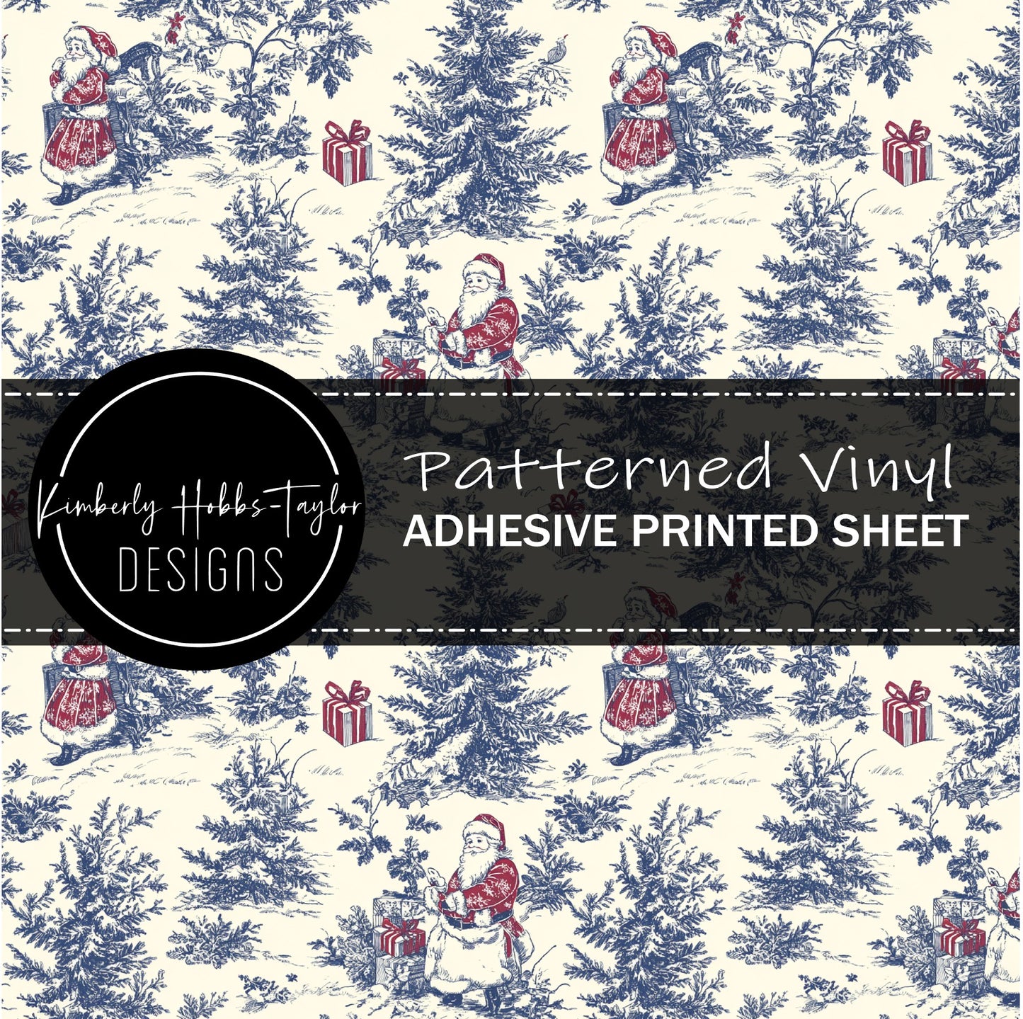 Chinoiserie Santa A vinyl