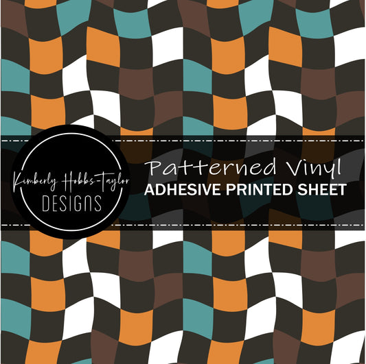 Bulls and Chickens Checkered vinyl