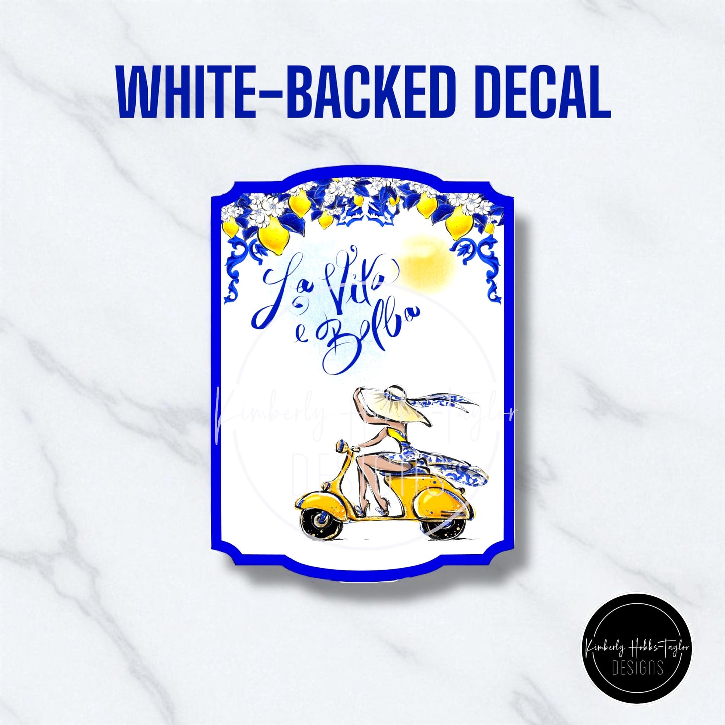La Vita e Bella - decal