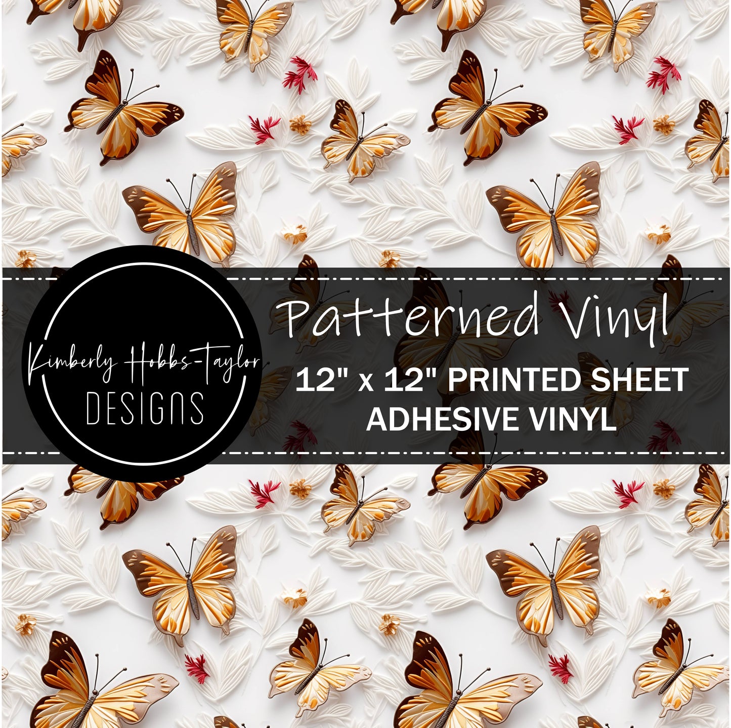 3D Butterflies vinyl