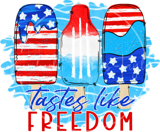 Tastes Like Freedom decal