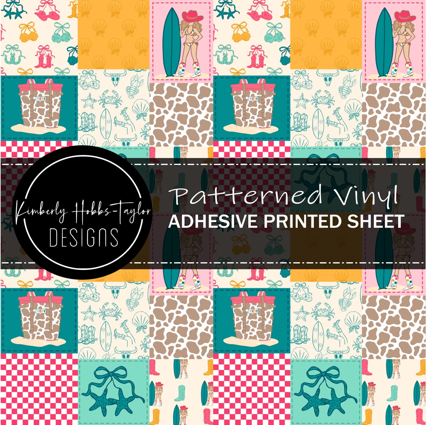 Cowgirl Beach Club Patchwork vinyl