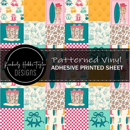 Cowgirl Beach Club Patchwork vinyl