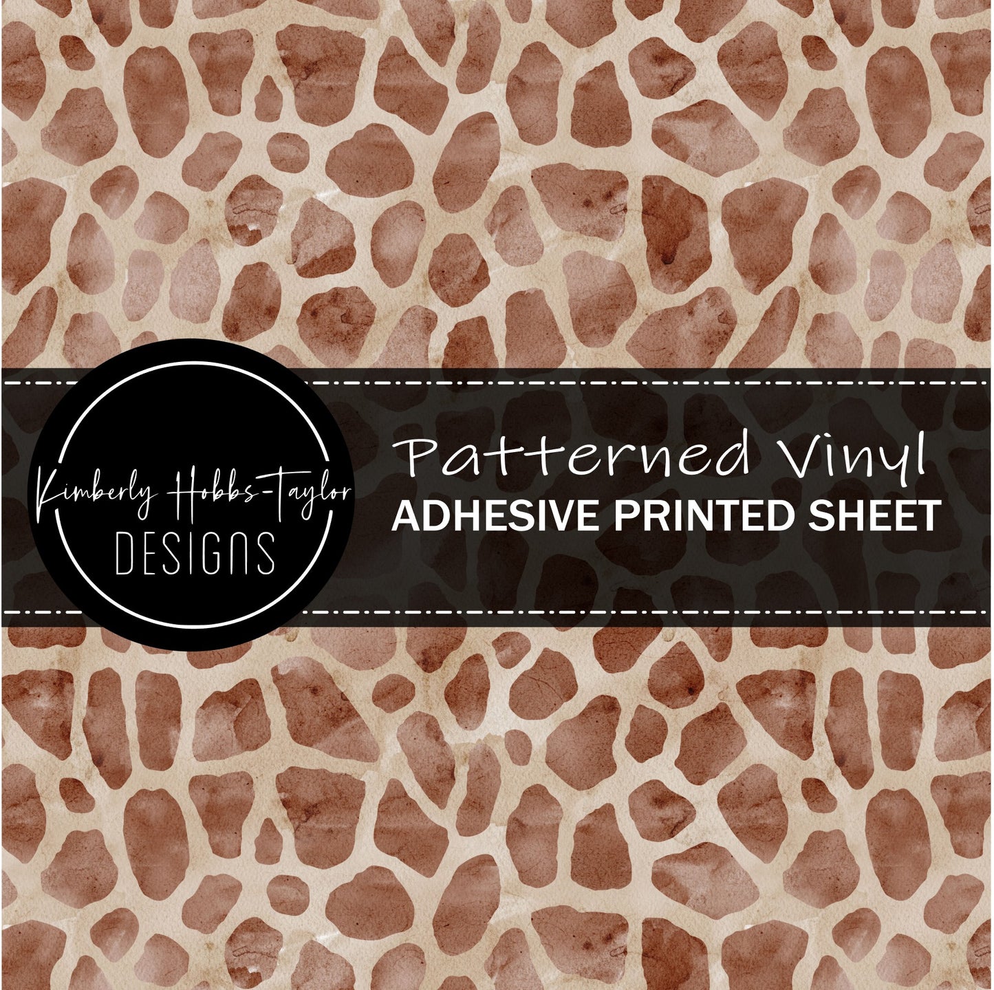 Animal Print - Giraffe B - Adhesive Vinyl