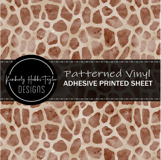 Animal Print - Giraffe B - Adhesive Vinyl
