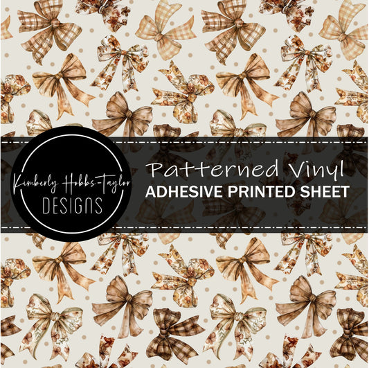 Fall Whimsy Bows vinyl
