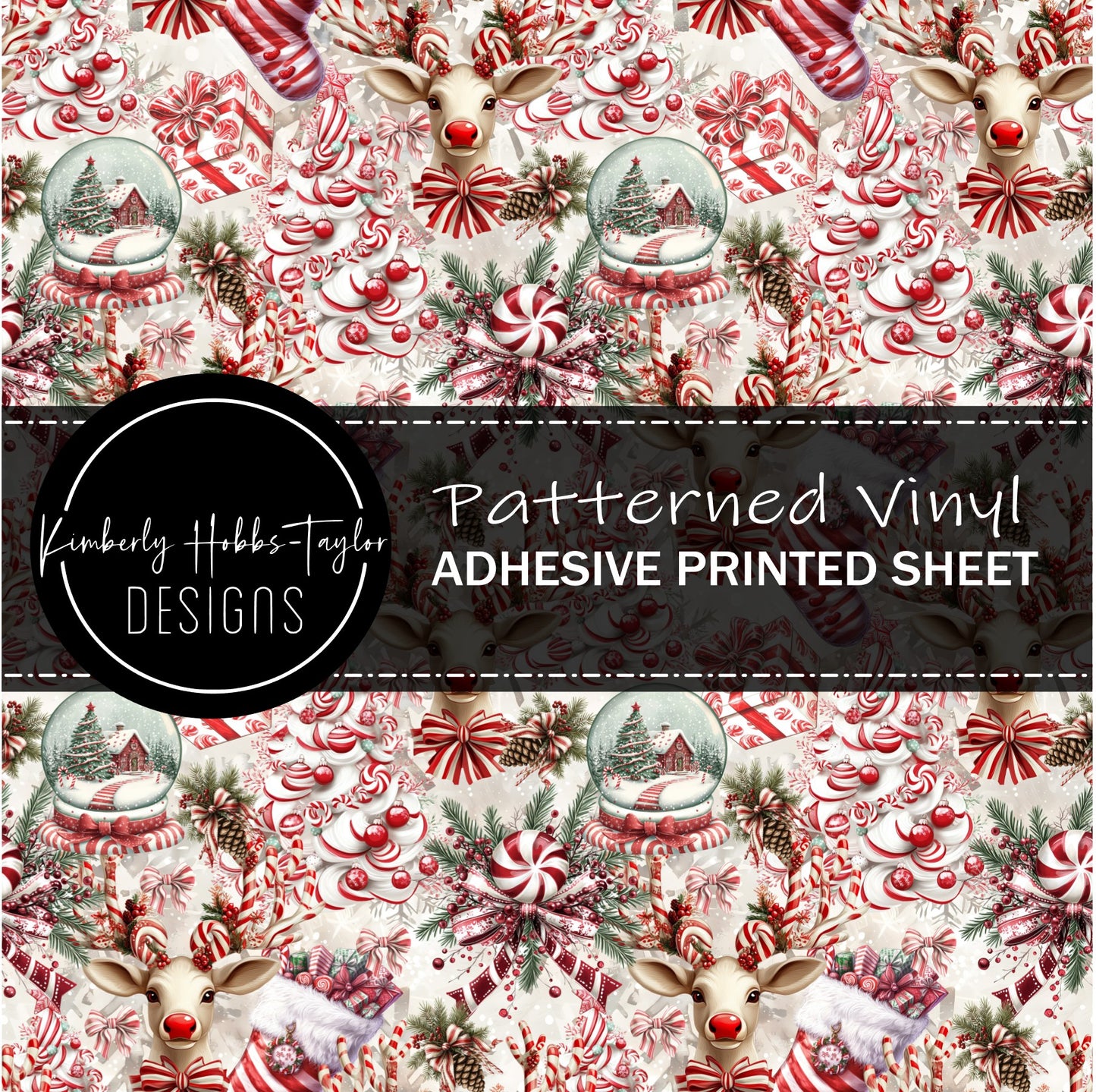 Candy Cane Christmas vinyl