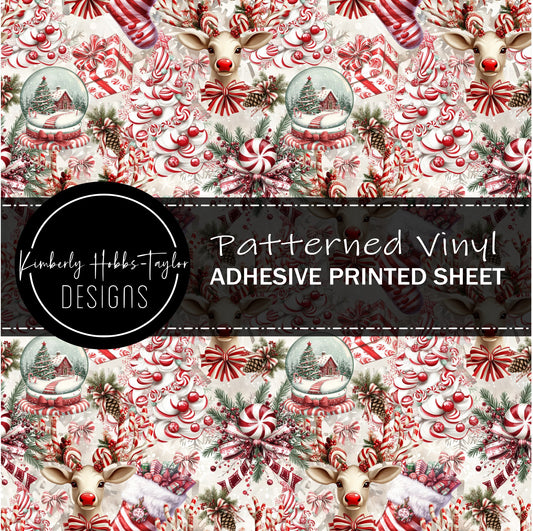 Candy Cane Christmas vinyl