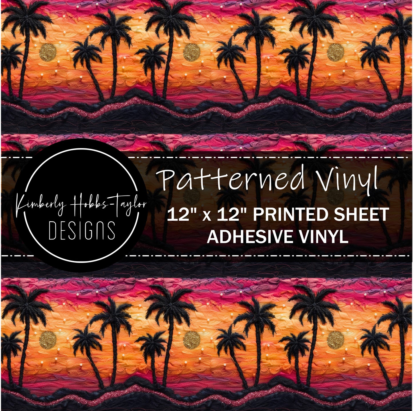 Sunset Palm Trees vinyl