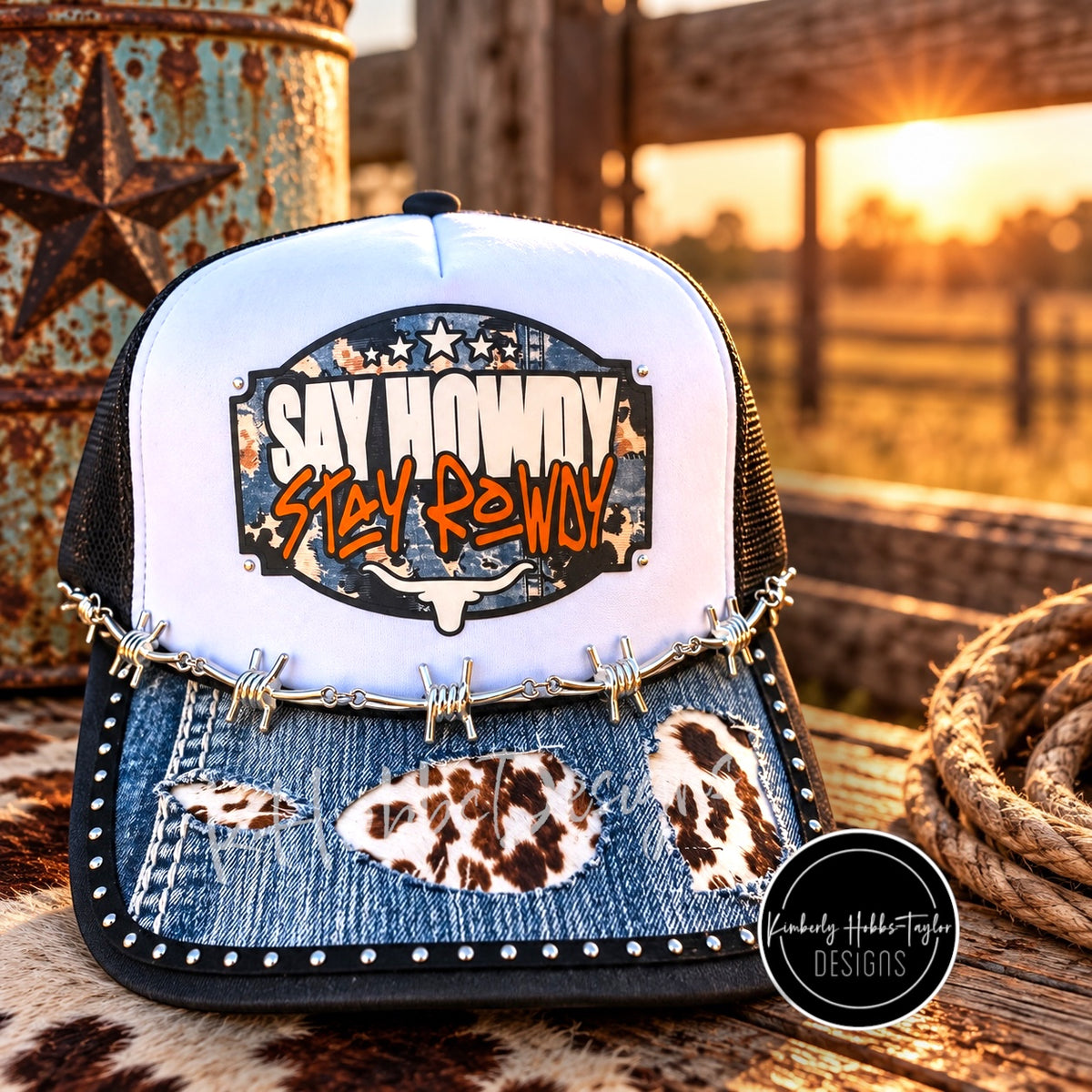 Say Howdy Stay Rowdy - Trucker Hat