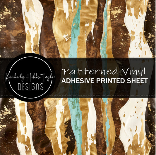 Cowhide Collage B vinyl