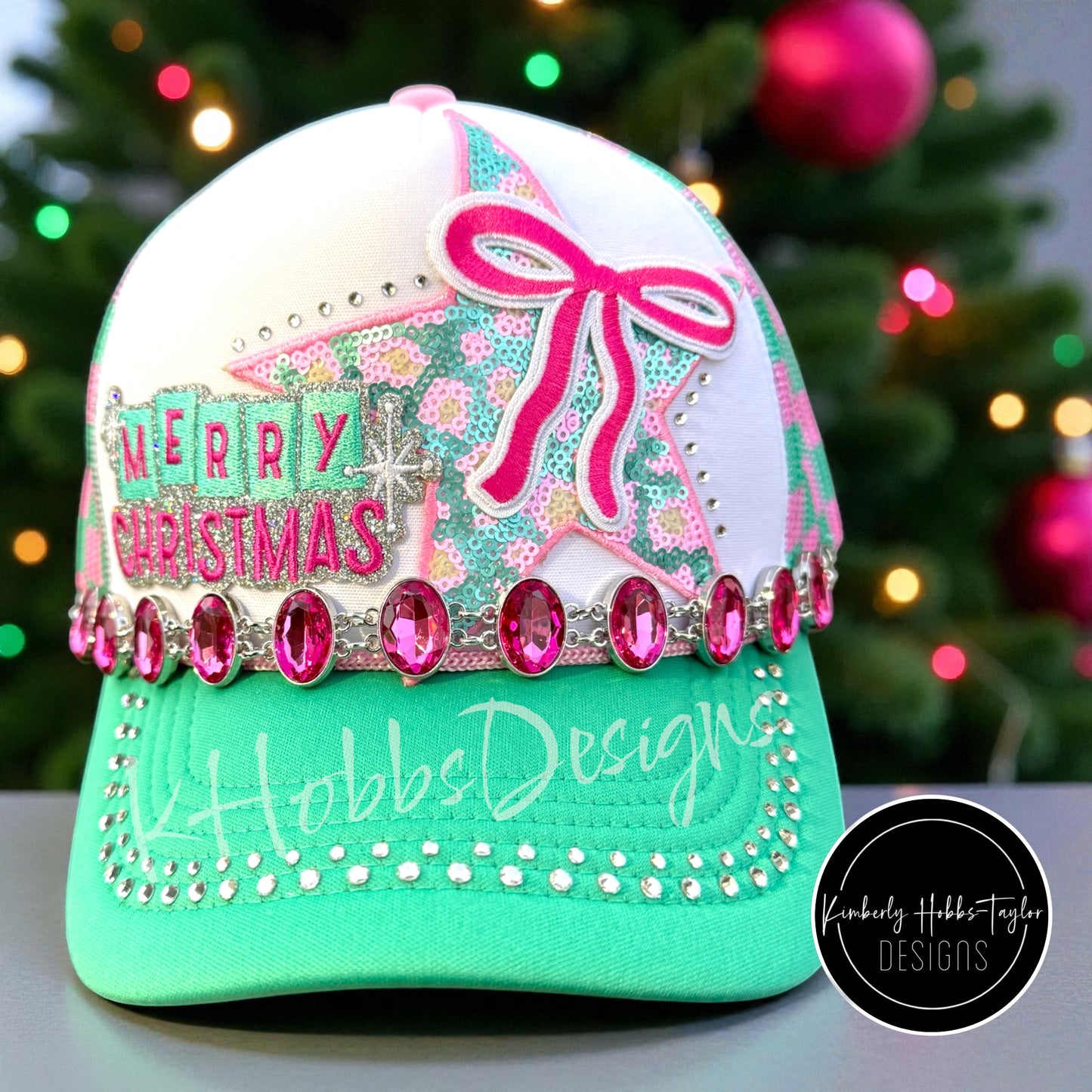 Retro Merry Christmas Trucker Hat