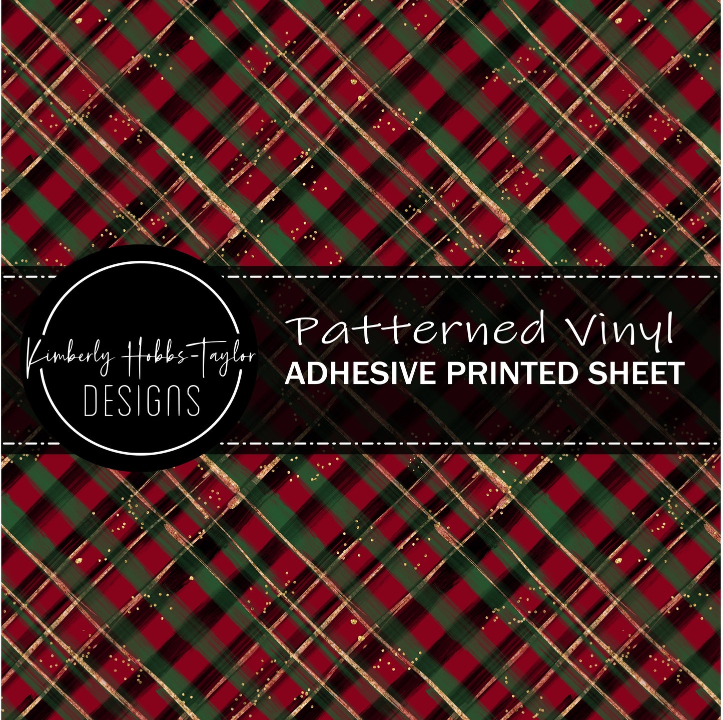 Christmas Plaid vinyl