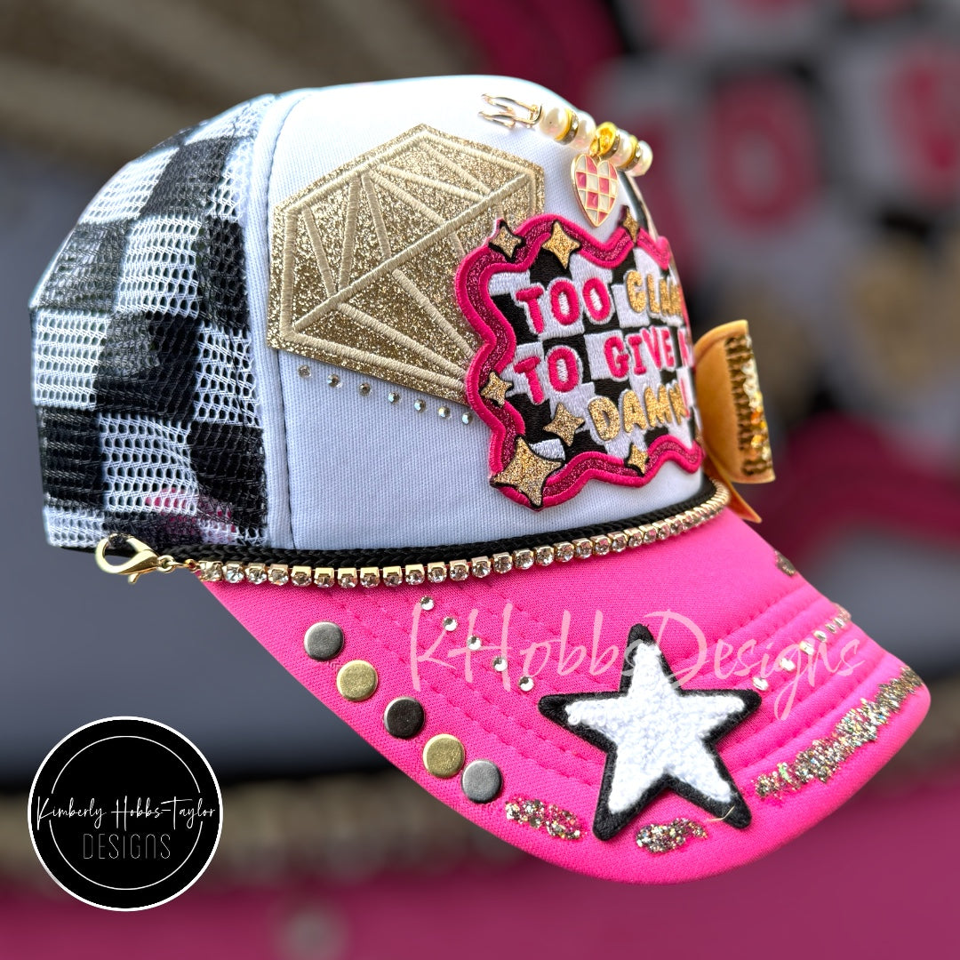 Too Glam To Give A Damn Trucker Hat