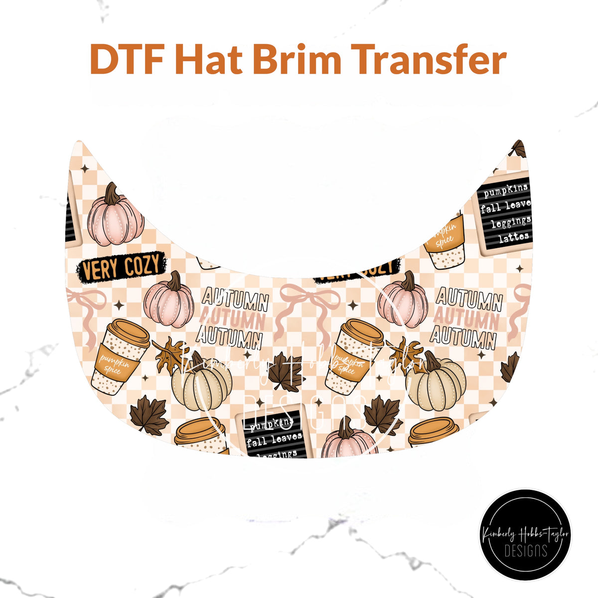 DTF Hat Brim - Autumn Mashup
