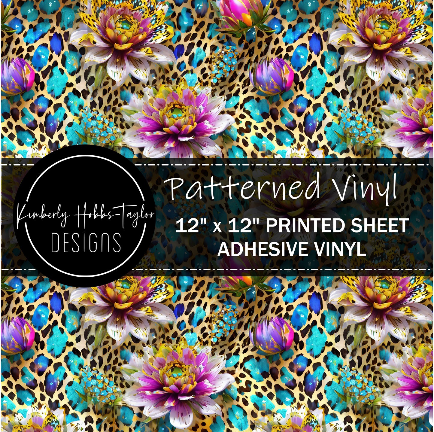 Abstract Floral H vinyl