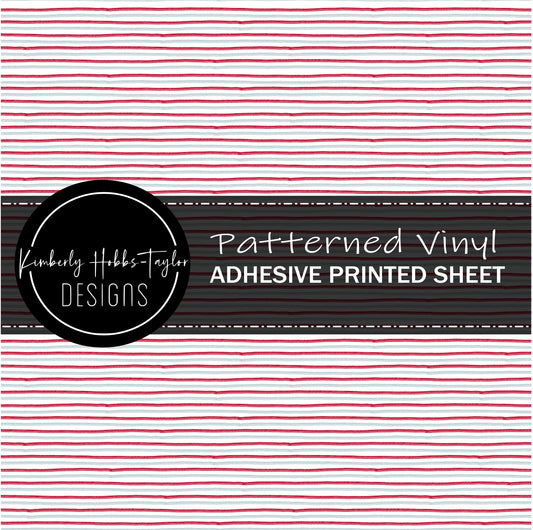 Dark Tone Santa - Coordinating Stripes vinyl