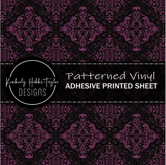 Plum and Black Lace vinyl