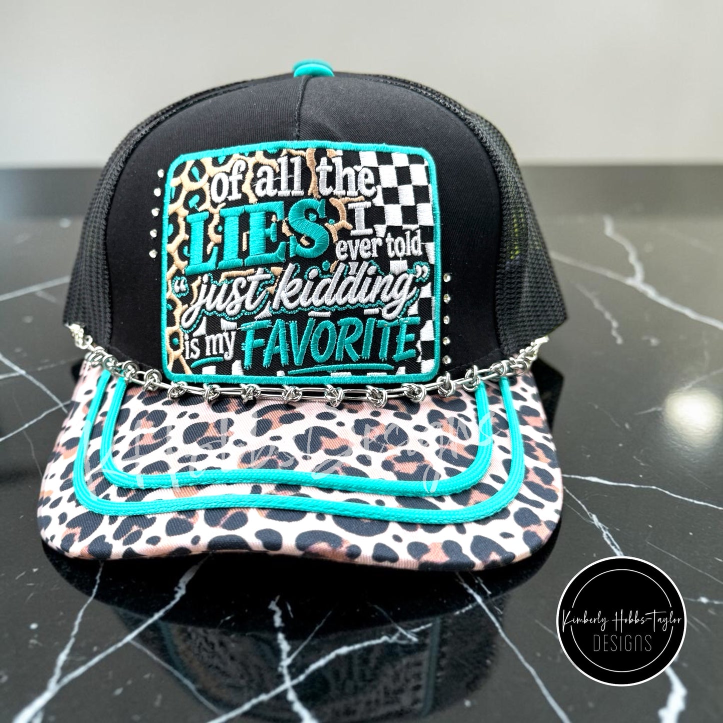 Of All The Lies I Ever Told Canvas Hat