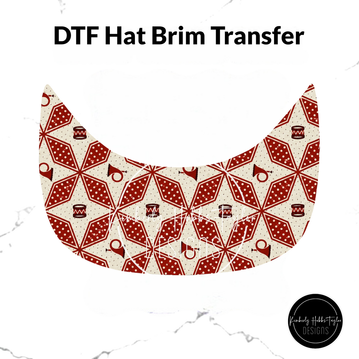 DTF Hat Brim Transfer - From The Windows B Coord