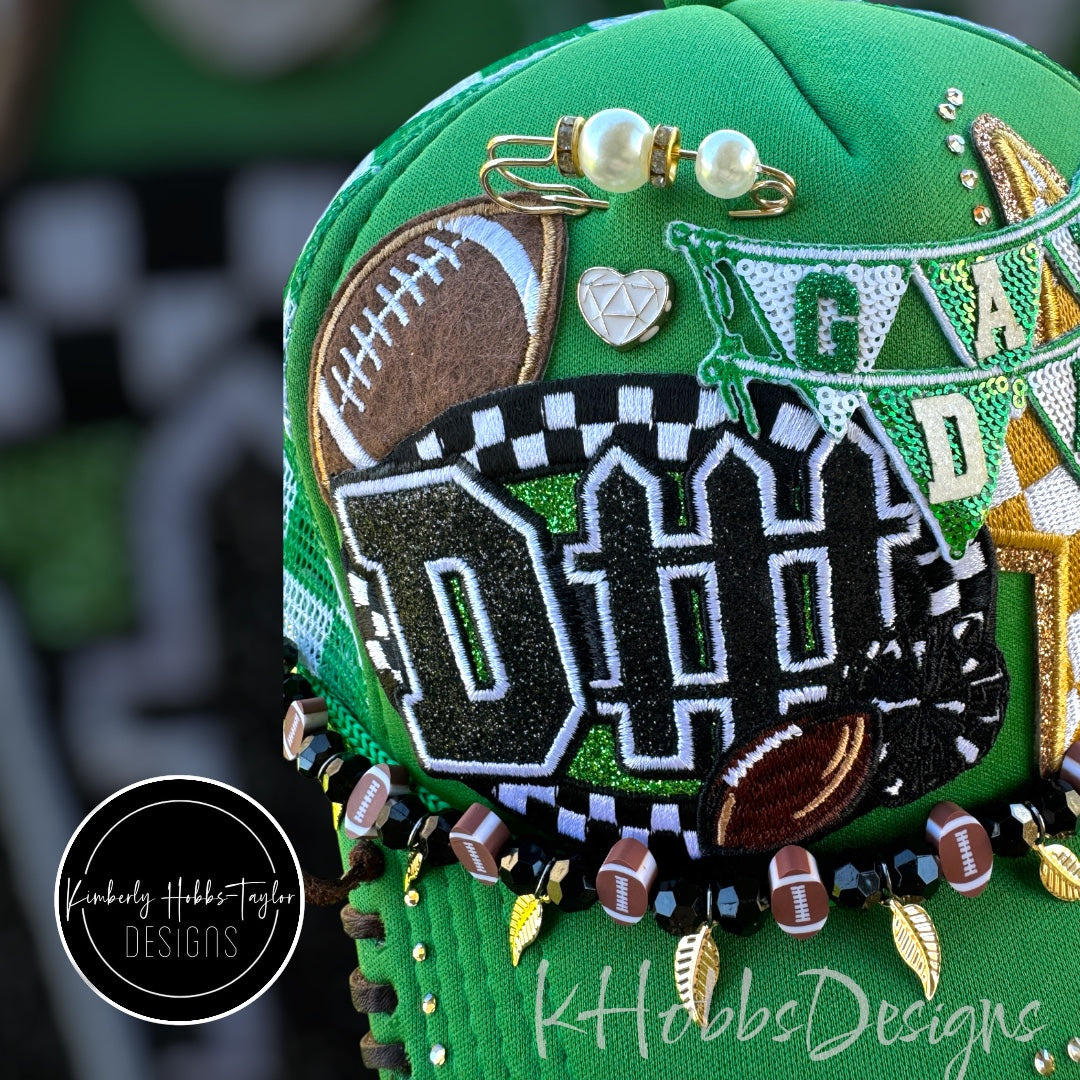 Green Gold Game Day Trucker Hat