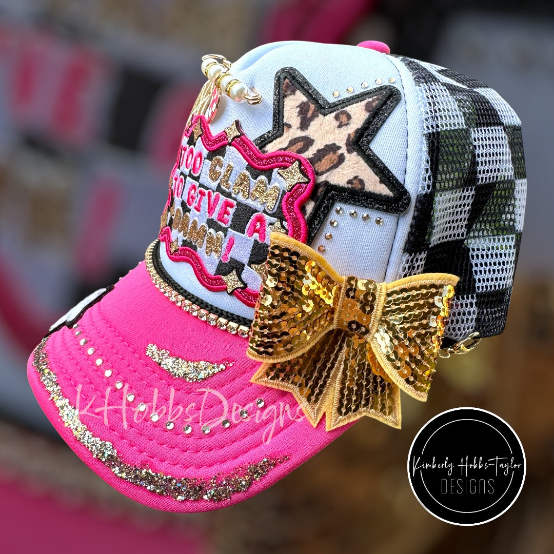 Too Glam To Give A Damn Trucker Hat