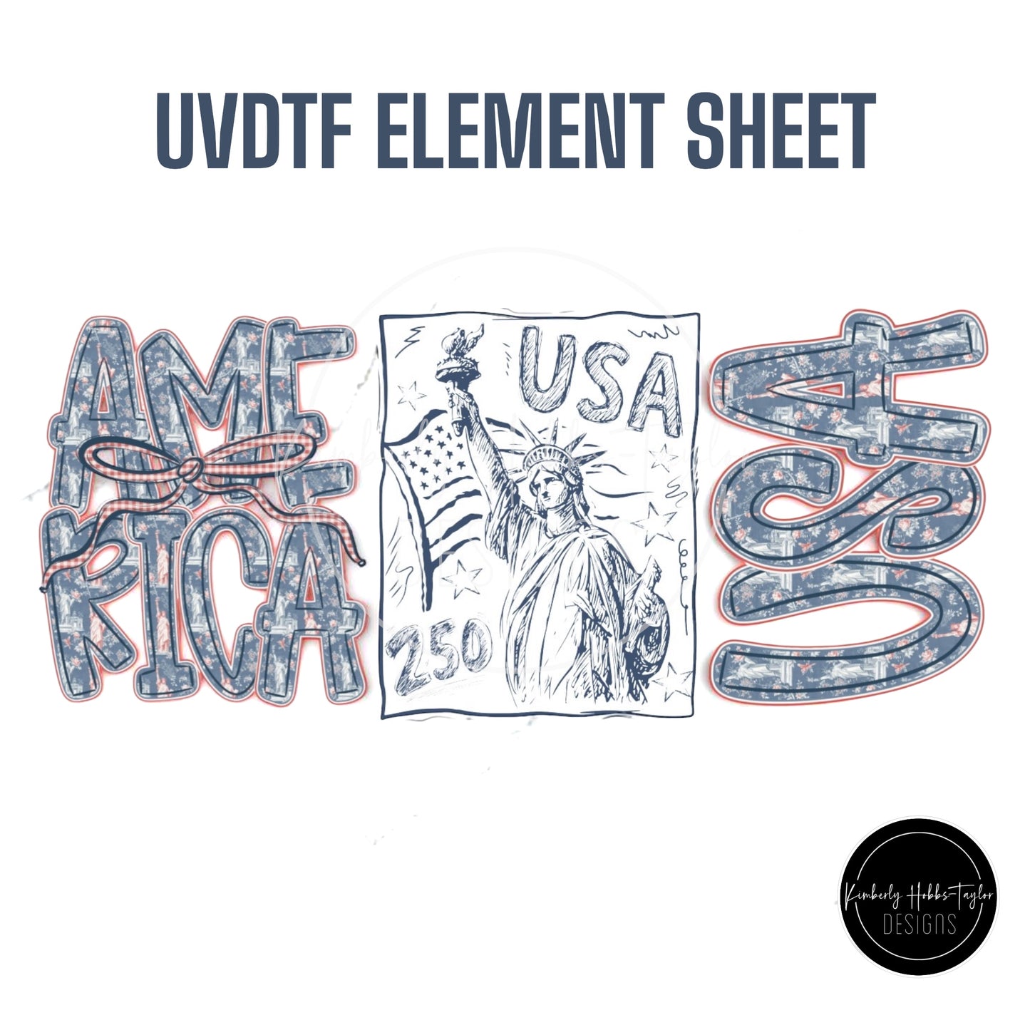 UVDTF Element Sheet - Land of Liberty