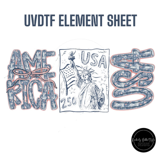 UVDTF Element Sheet - Land of Liberty