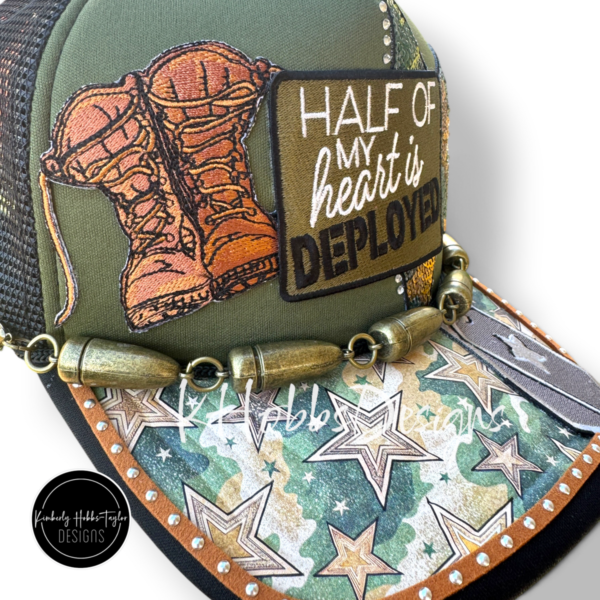 Half Of My Heart Is Deployed - Trucker Hat