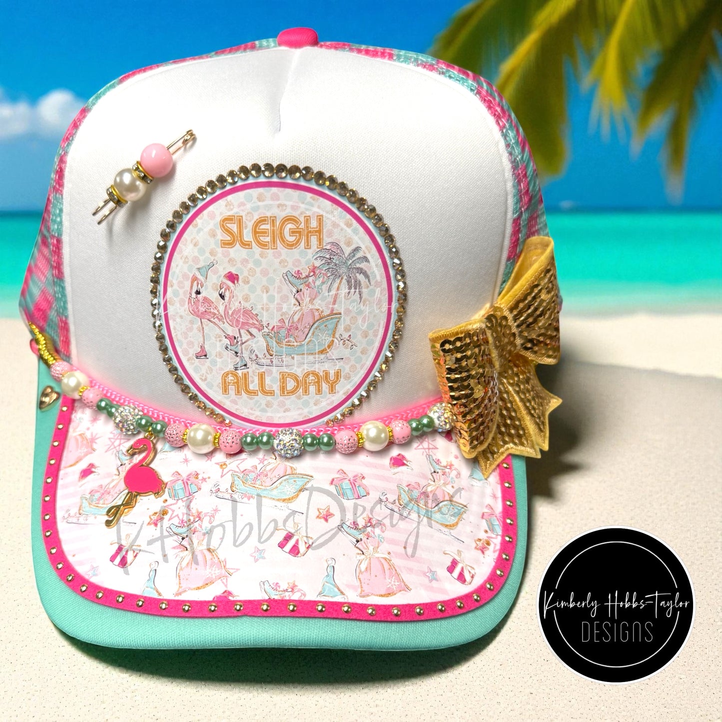 Sleigh All Day - Coastal Christmas Trucker Hat