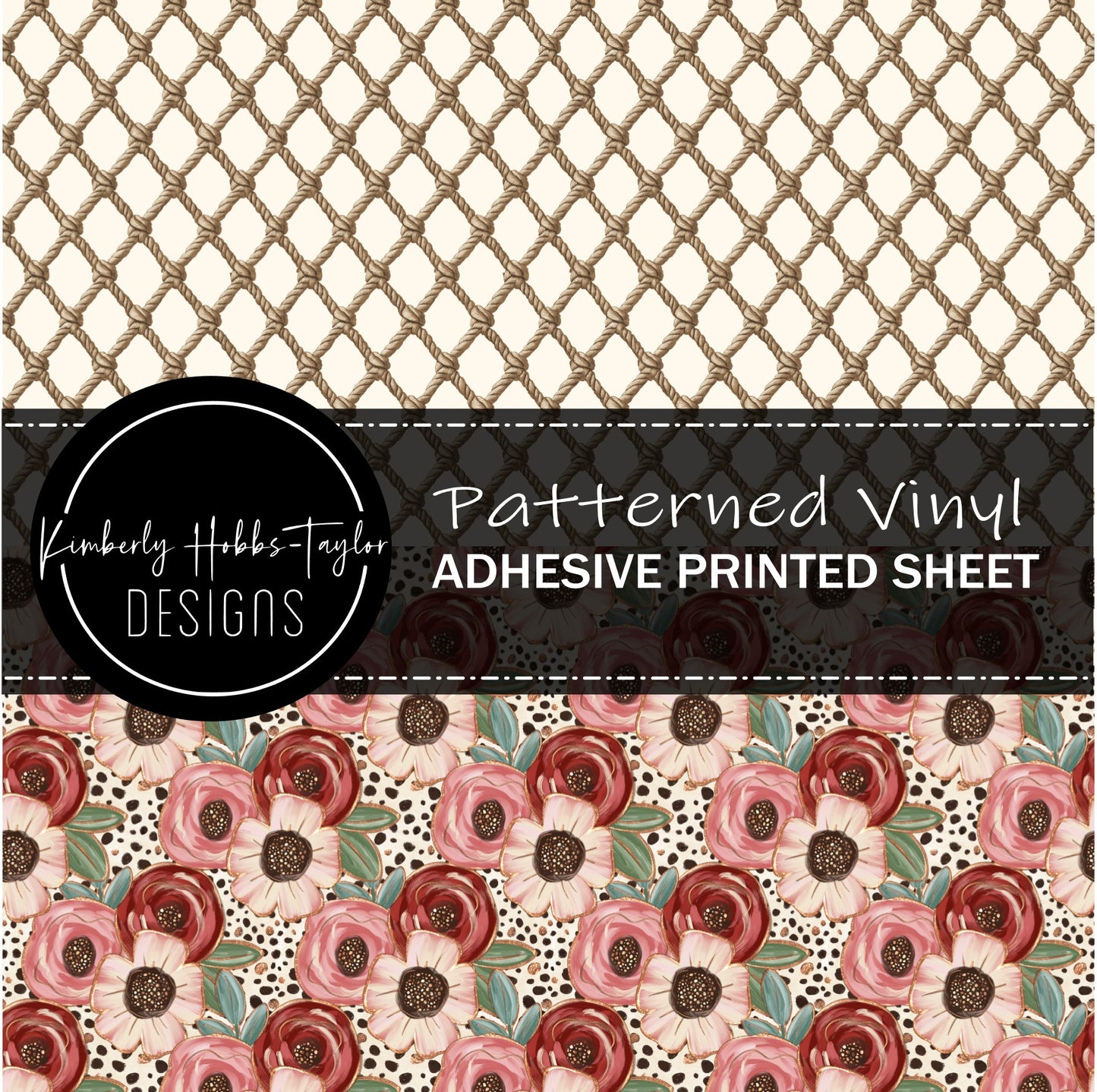 Washed Up_Pink Teal Florals vinyl
