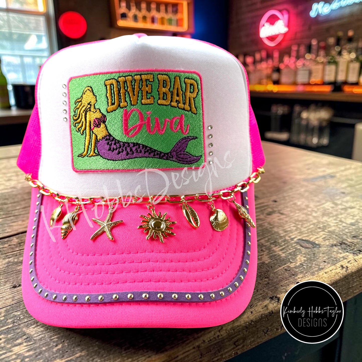 Dive Bar Diva Trucker Hat